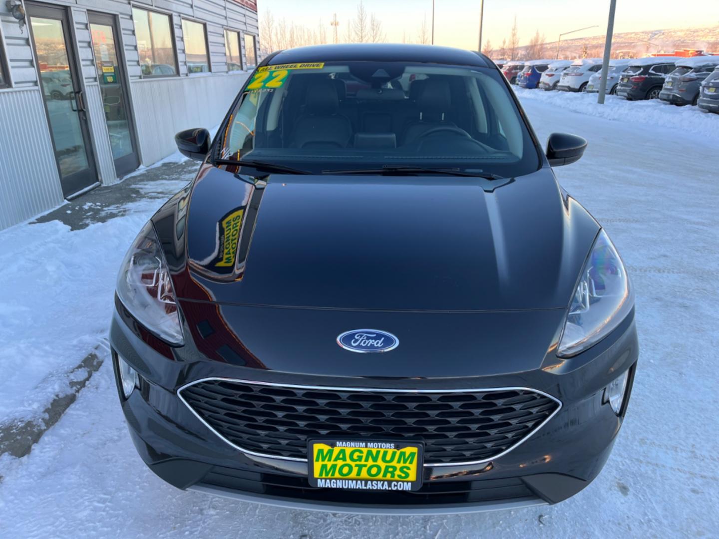 2022 BLACK /black leather FORD ESCAPE SEL (1FMCU9H66NU) with an 1.5L engine, Automatic transmission, located at 1960 Industrial Drive, Wasilla, 99654, (907) 274-2277, 61.573475, -149.400146 - Photo#4